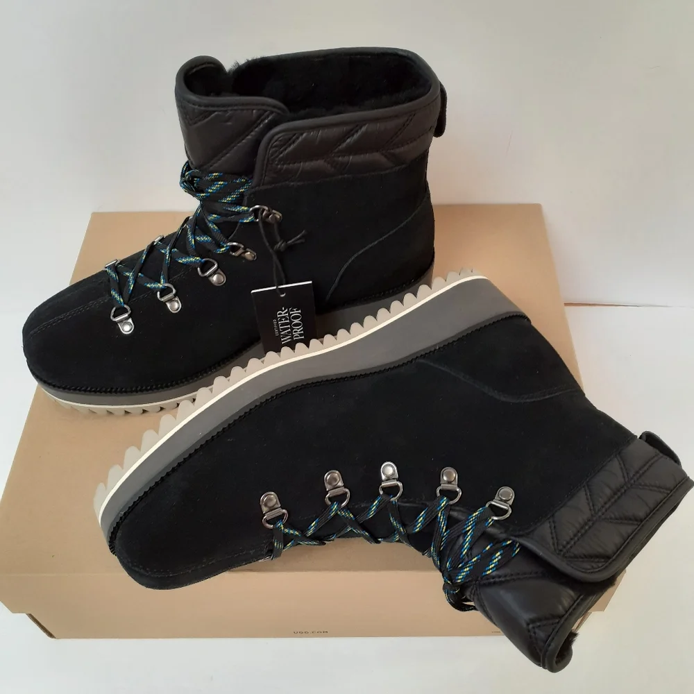 UGG Birch Lace up Boots Sz 10
